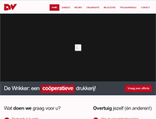 Tablet Screenshot of dewrikker.be